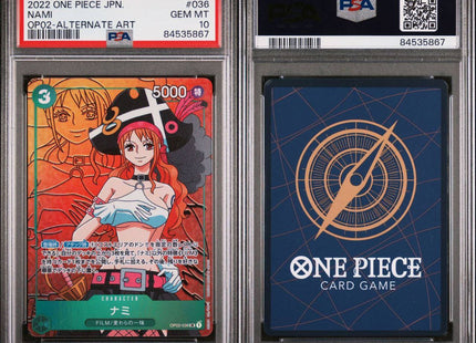 OP02 NAMI ALTERNATE ART 2022 ONE PIECE JAPANESE PARAMOUNT WAR #036