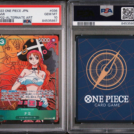 OP02 NAMI ALTERNATE ART 2022 ONE PIECE JAPANESE PARAMOUNT WAR #036