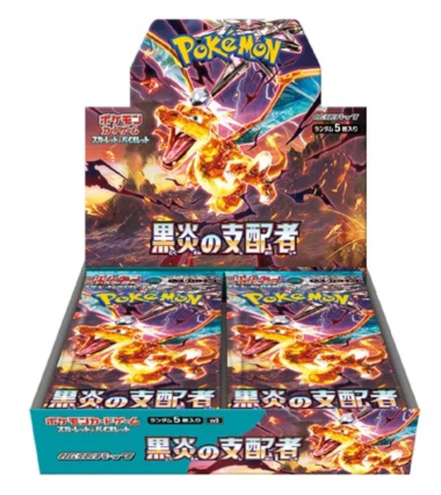 Japanese Pokémon TCG Ruler of the Black Flame sv3 Booster Box