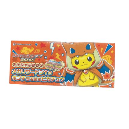 [Japanese Version] Pokemon XY Promo Poncho Pikachu Mega Charizard Y Special Box