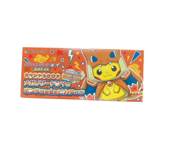 [Japanese Version] Pokemon XY Promo Poncho Pikachu Mega Charizard Y Special Box