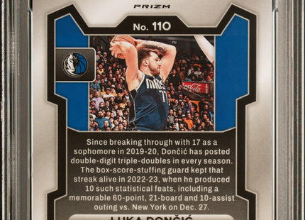 Luka Doncic Panini Prizm Silver Prizm 2023-24 PSA 9