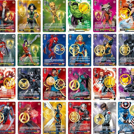 Weiss Schwarz Japanese Marvel cards