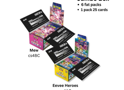 eevee mew nine colors gathering jumbo box