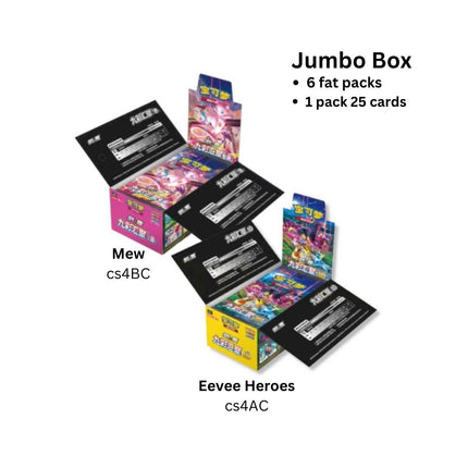 eevee mew nine colors gathering jumbo box