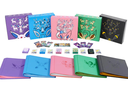 Pokemon TCG Sun & Moon Chinese Edition Eevee GX Full Bundle Gift Box Set - Espeon, Glaceon, Sylveon, Leafeon & Umbreon 