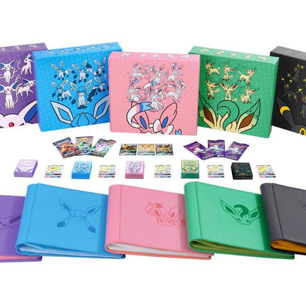 Pokemon TCG Sun & Moon Chinese Edition Eevee GX Full Bundle Gift Box Set - Espeon, Glaceon, Sylveon, Leafeon & Umbreon 