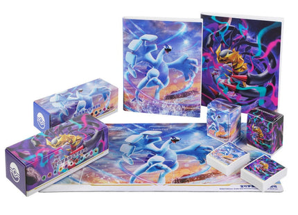 Simplified Chinese Pokemon Shadow of Blue Sea Lugia & Giratina Playmat Binder Card Storage Box Full Set