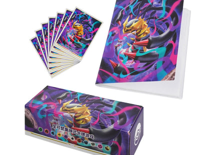 Simplified Chinese Pokemon Shadow of Blue Sea Giratina Playmat Binder Card Storage Box 