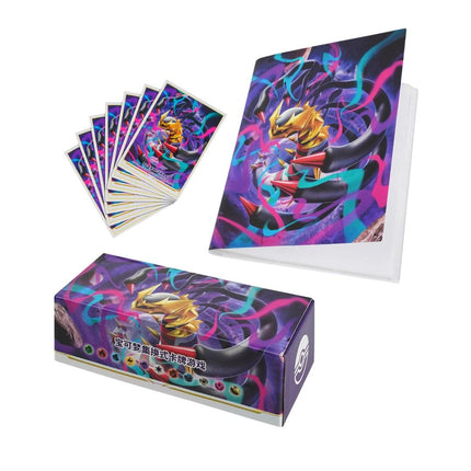 Simplified Chinese Pokemon Shadow of Blue Sea Giratina Playmat Binder Card Storage Box 