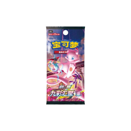 Simplified Chinese Pokemon Mew Nine Colors Gathering cs4bC Box 