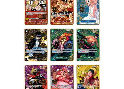 one piece card game japanese 2nd anniversary cards