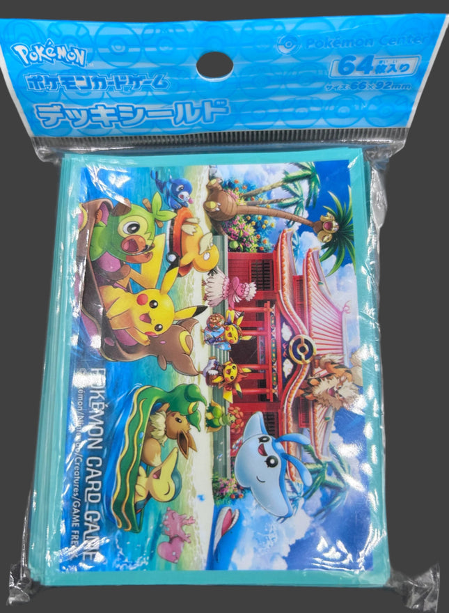 Pokemon Center Okinawa 64 Sleeves Japanese Pokemon Center Exclusive Sealed N36