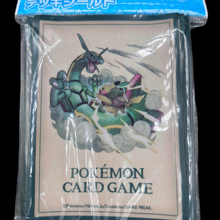 Pokemon Official Deck Shield Pikachu Adventure Rayquaza 64 Sleeves Japanese