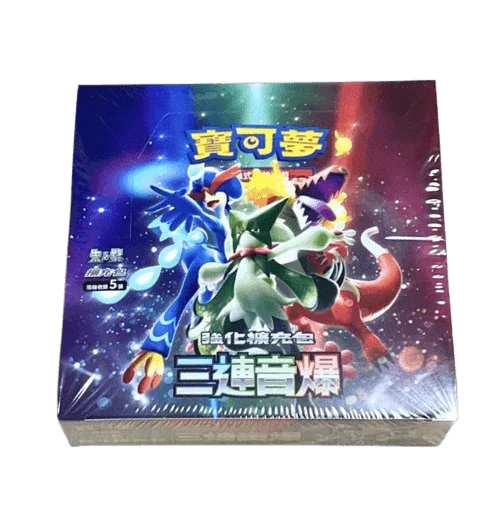 triple beat pokemon booster box Japanese Pokemon: Triplet Each sealed Japanese Scarlet ex Booster Box contains 30 booster packs containing 5 random cards each. 300 Card Booster Box Pokmon